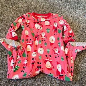 Santa 🎅🏻 Christmas footed fleece PJS - 18 months